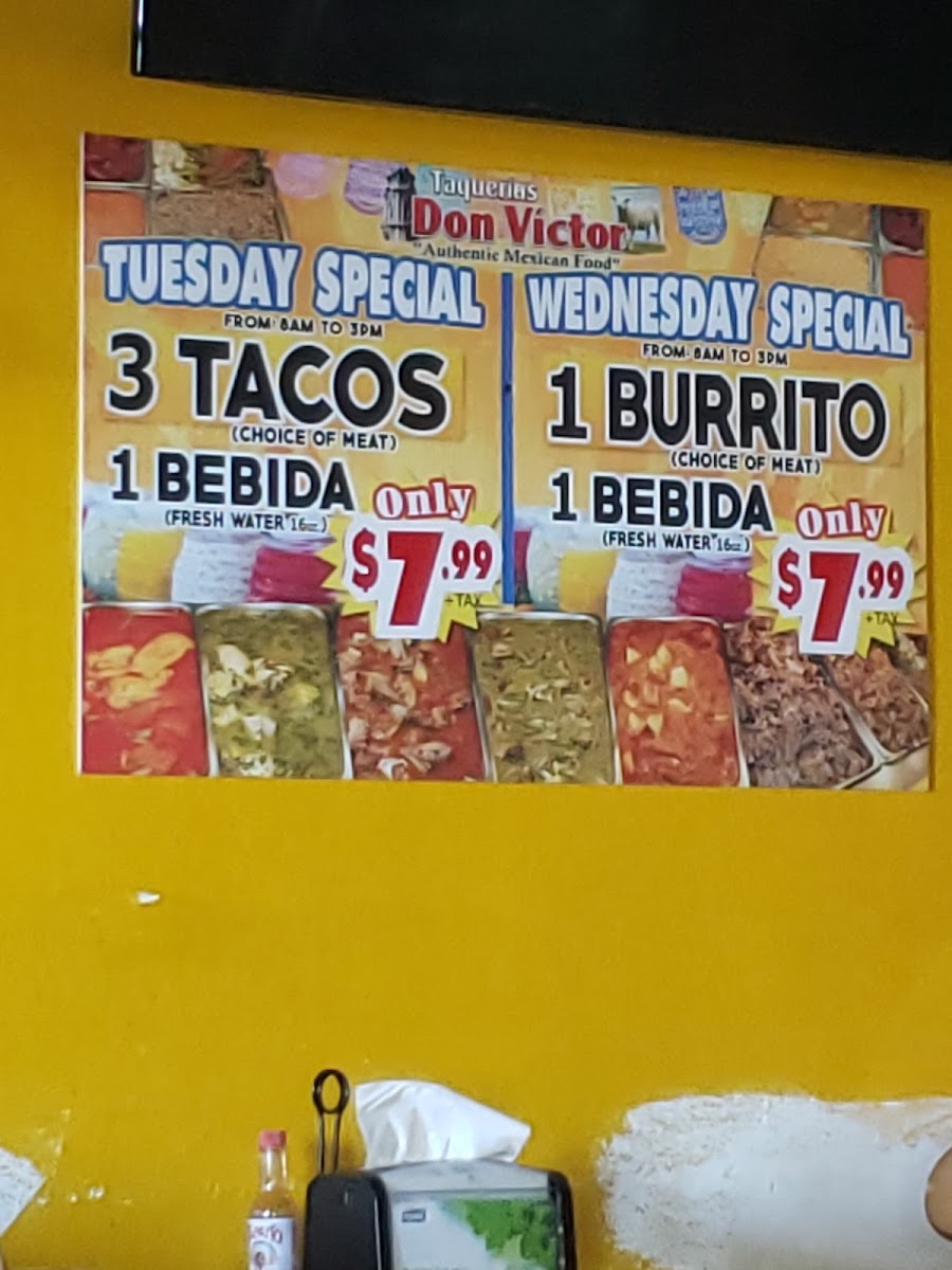 Taqueria Don Victor Menu - Image 4